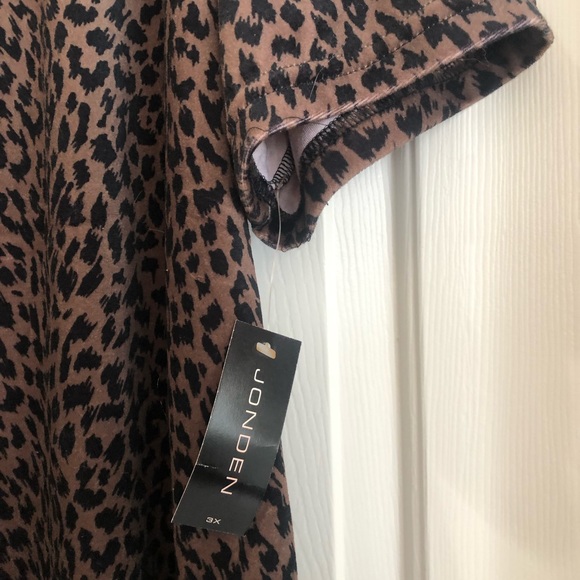 Jonden Women Short Sleeve Velour Top Plus Size 3x - Picture 3 of 6